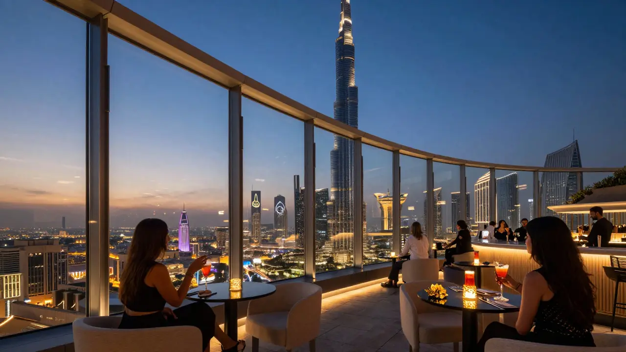 Best Rooftop Bars in Dubai for Nightlife: Sky-High Views and Cocktails